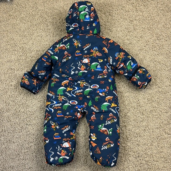 Quicksilver infant snowsuit bunting sz 3-6 months - Picture 8 of 8